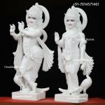 Marble Radha Krishna Statue