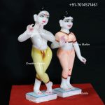 Marble Radha Krishna Statue