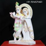 Marble Radha Krishna Statue