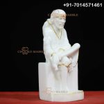 Sai Baba Marble Statue