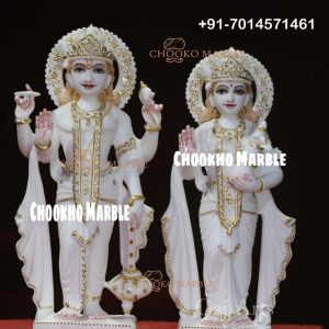 Lakshmi Narayan Marble Statue