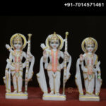 Ram Jodi Marble Statue