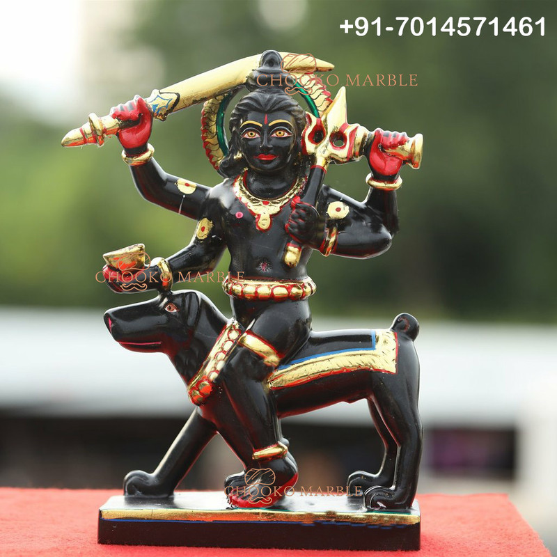 Kaal Bhairava Marble Statue