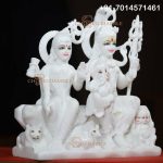 Shiv Parivar Marble Statue