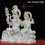 Shiv Parivar Marble Statue