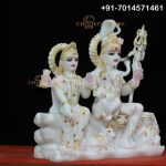 Shiv Parivar Marble Statue