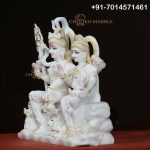 Shiv Parivar Marble Statue