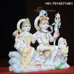 Shiv Parivar Marble Statue