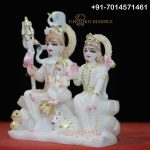 Shiv Parivar Marble Statue