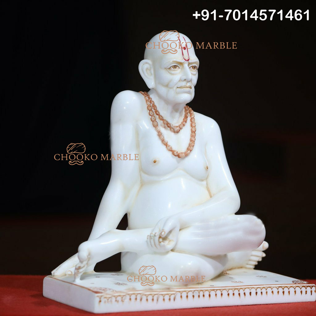 Swami Samarnath Marble Statue