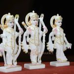 Ram Jodi Marble Statue