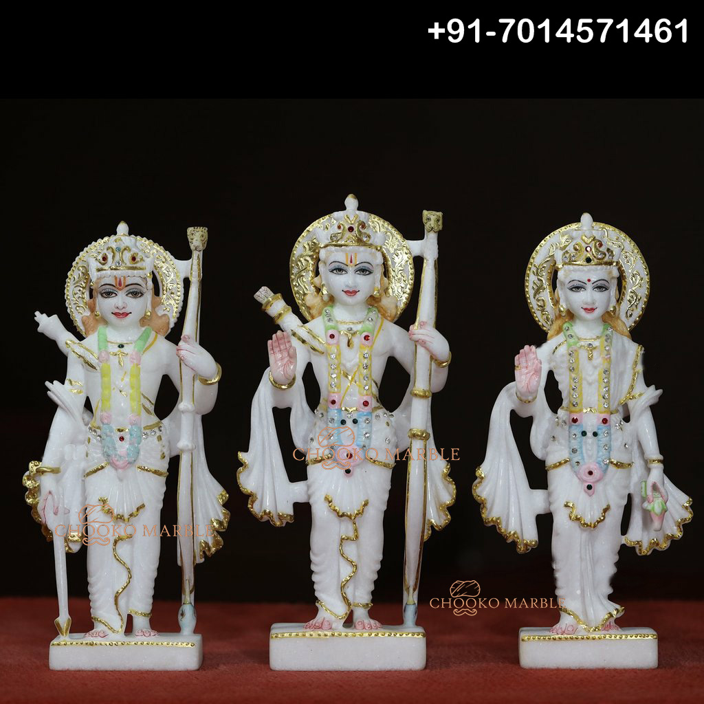 Ram Jodi Marble Statue